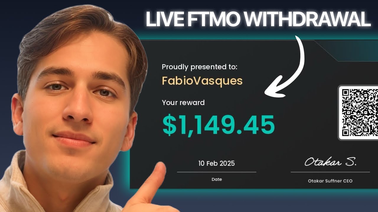 FTMO payout certificate illustration